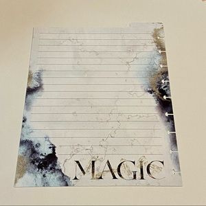 The happy planner classic cosmic watercolor dry erase dashboard